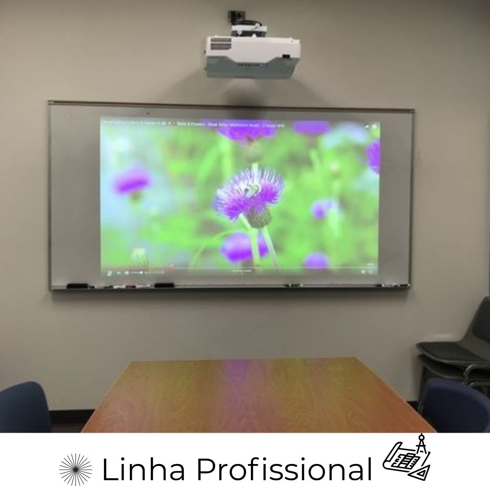 Quadro Branco para Projeção e Escrita
