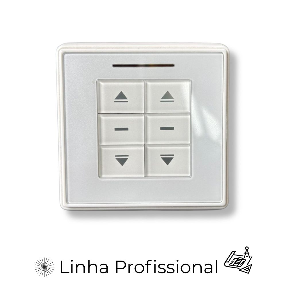 Receptor RF de 02 canais para Tela de Projeção